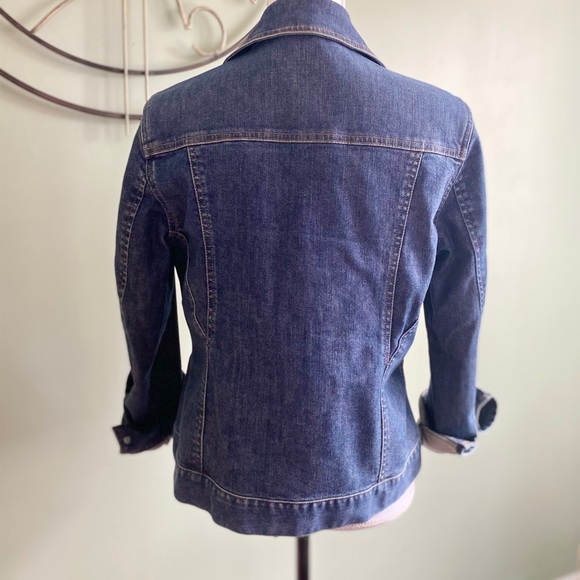 J Jill Classic Denim Jacket - Picture 4 of 6